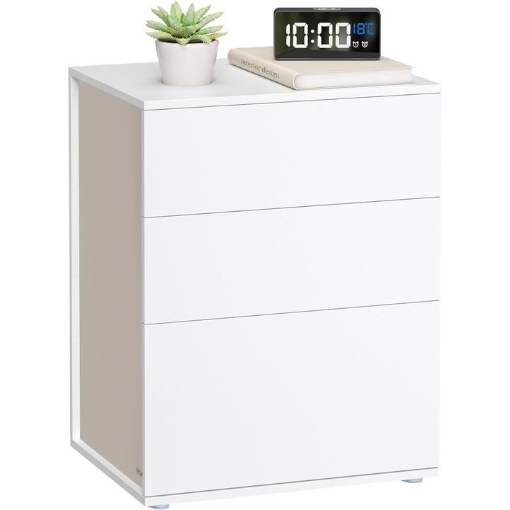 Noptiera Piper 35x45x, Alb