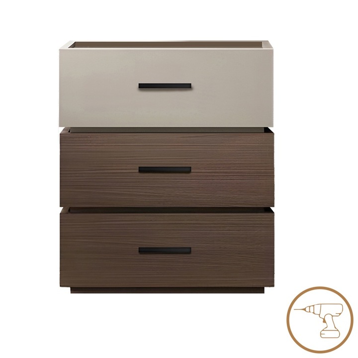 Noptiera, Pako World, N1T-0020, Maro, 60x40x66 cm