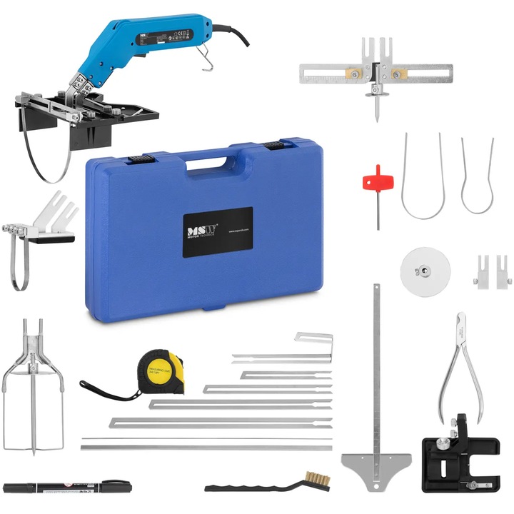 Cutter termic din polistiren cu taietor priza 250mm 500C 250W - Set, MSW