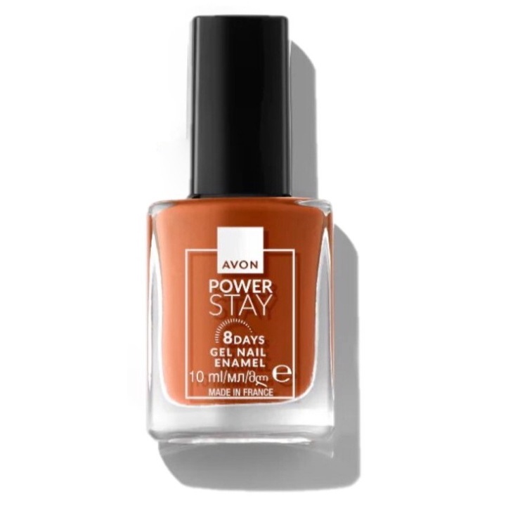 Lac de unghii Power Stay 8 Days Gel Nail Enamel, Avon, Pumpkin Spice, 10 ml