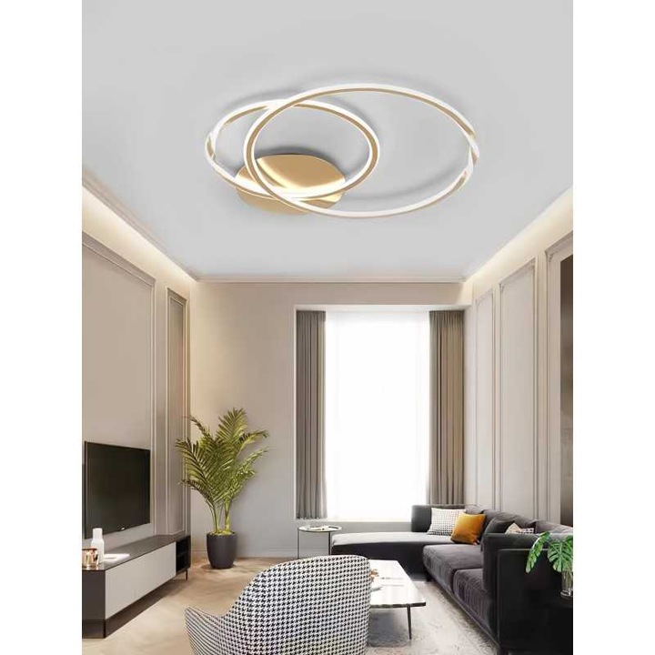 Sueva® LED полилей с 2.4G wifi дистанционно управление със светъл/студен/топъл/неутрален регулируем интензитет COD:G3936/300+400 GD