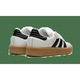 Pantofi sport copii, adidas, Samba XLG, piele alba, detalii negre, talpa inalta, 38 2/3 EU