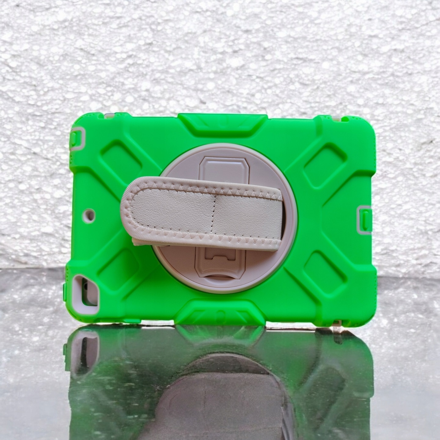 Husa compatibila cu iPad 9/8/7 10,2" cu suport rotativ, verde