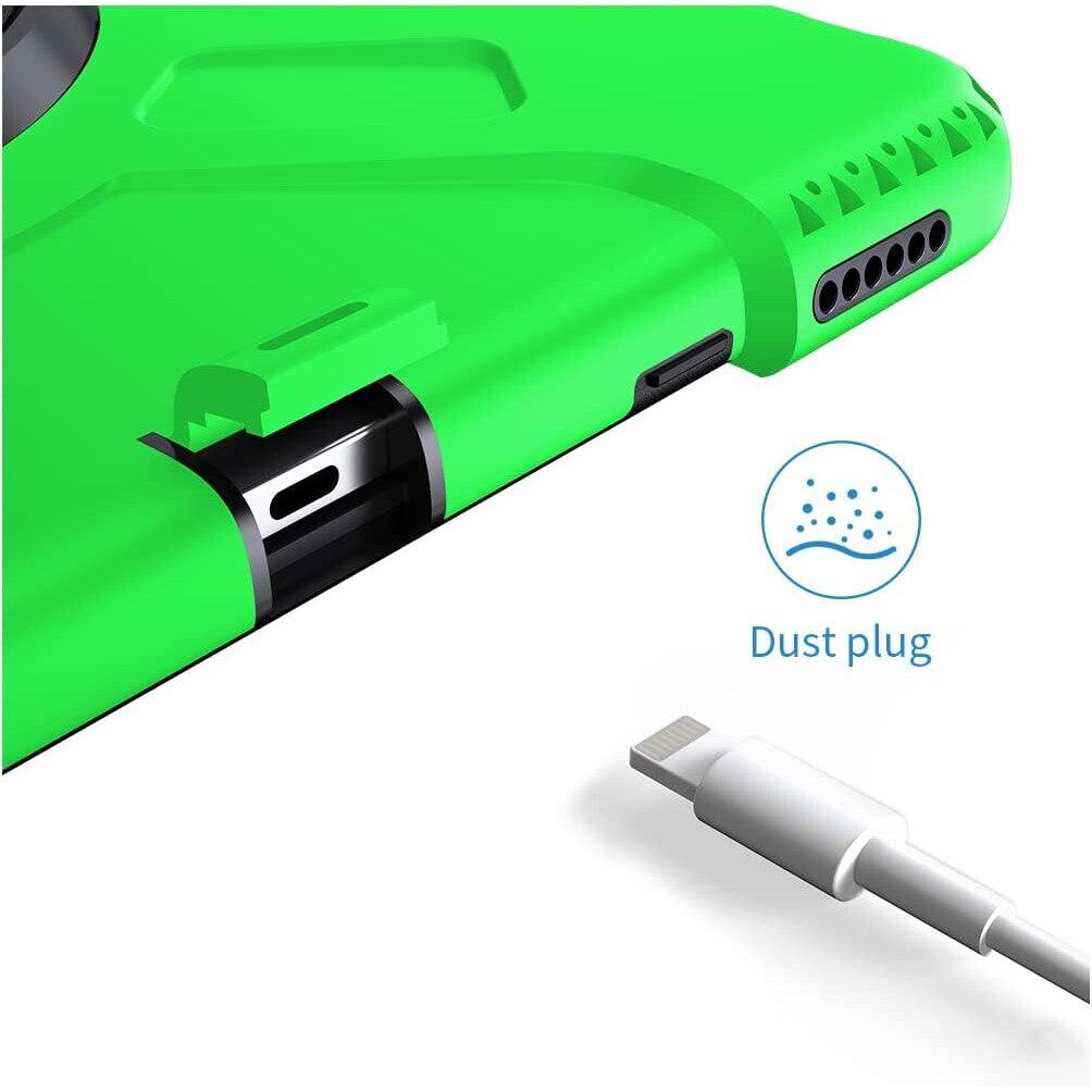 Husa compatibila cu iPad Pro 5/4/3 12,9” cu suport, Verde