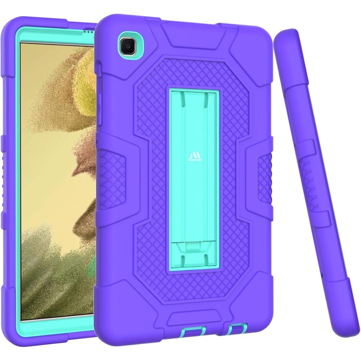 Husa compatibila cu Samsung Galaxy Tab A7 Lite cu suport, violet