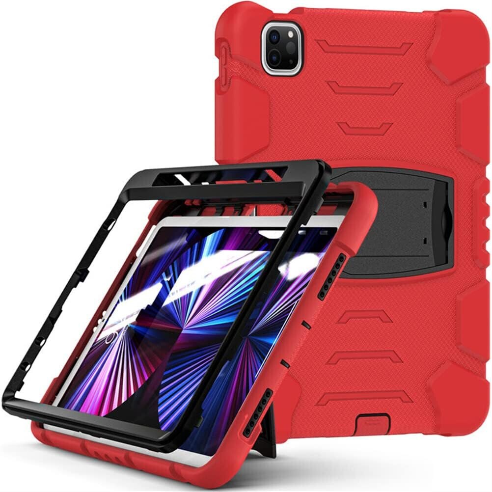 Etui pentru tableta, compatibil cu iPad Pro 3/2/1 11" cu suport, rosu
