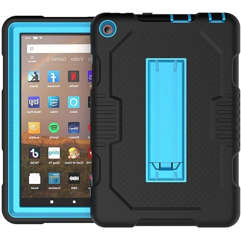 Husa compatibil cu Samsung Galaxy Tab A 8.4” cu suport, negru