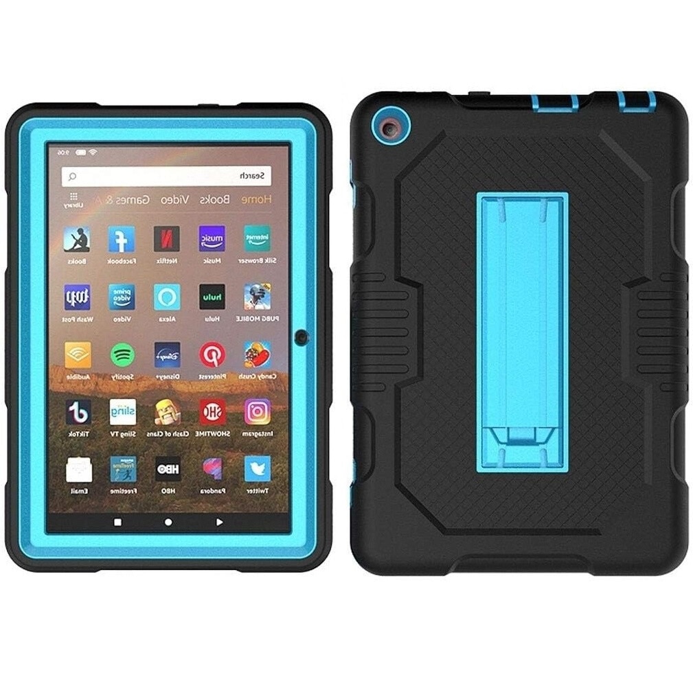 Husa compatibil cu Samsung Galaxy Tab A 8.4” cu suport, negru