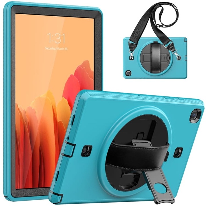 Husa tableta, TPU, pentru Samsung Galaxy A8 10.5", Turcoaz