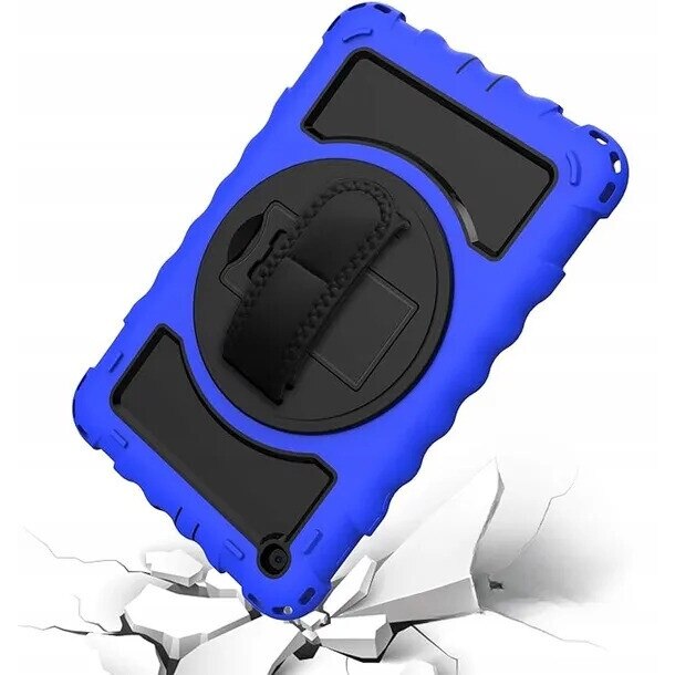 Husa compatibil cu Samsung Galaxy Tab A7 10.4" cu curea, albastra
