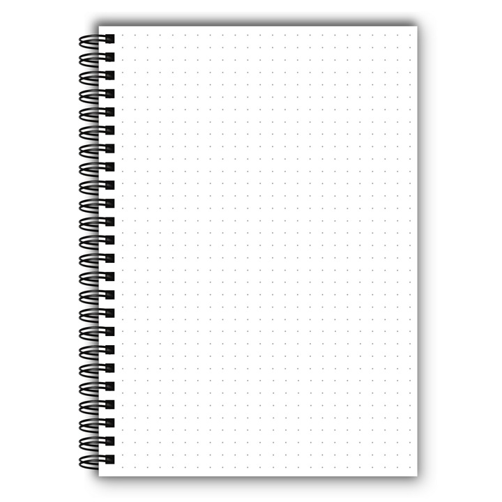 Тефтер A5, MG Office, Eclipse Glow, пунктиран, 80 листа