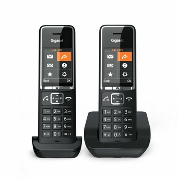 Telefon fara fir Gigaset COMFORT 550 duo, set, alb, cu priza UE