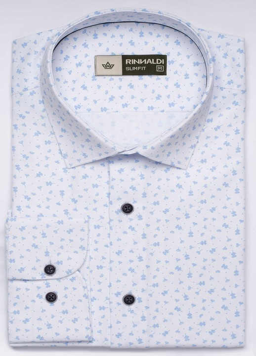 Rinnaldi Camasa barbat 2024 CR 7 SLIMFIT, Alb, Alb