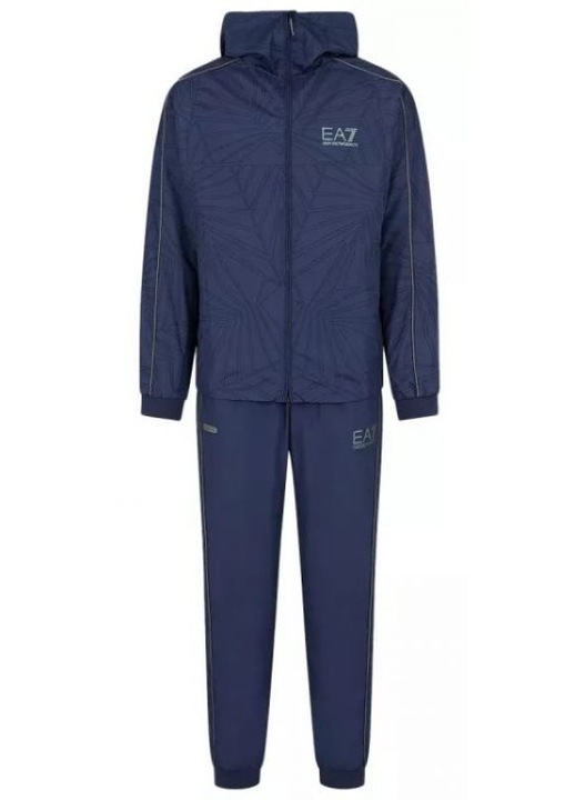 Trening EA7 pentru Barbati, m t-suit ho fz ch graphic, 3DPV04-PNP6Z-1554, XL INTL, Albastru