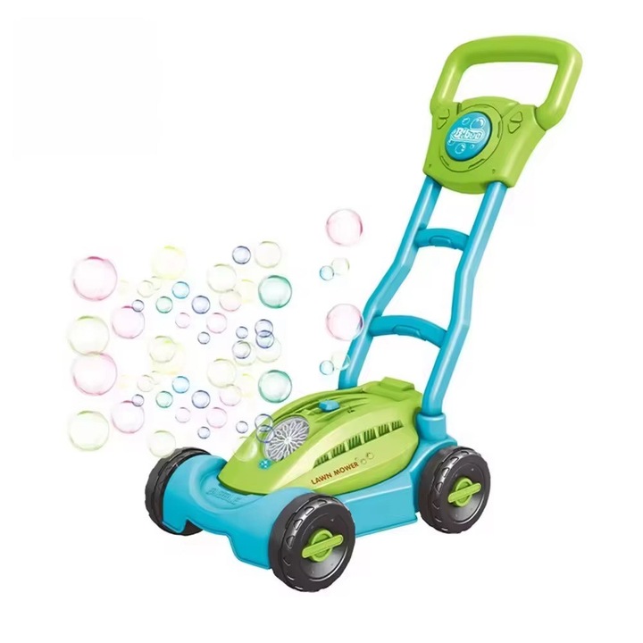 Masina de tuns iarba cu baloane de sapun Bubble Lawn Mower