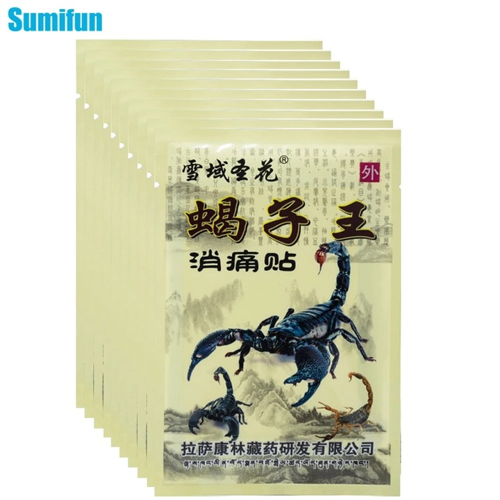 Set 40 Plasturi pentru Dureri Reumatice cu Venin de Scorpion