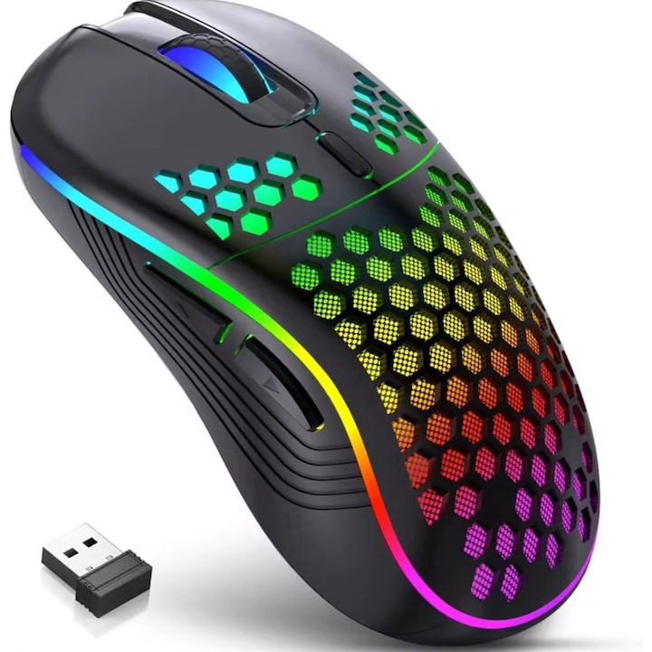 Mouse Optic JLAB Go, Ultra Compact, 1600 dpi, USB, Bluetooth Negru