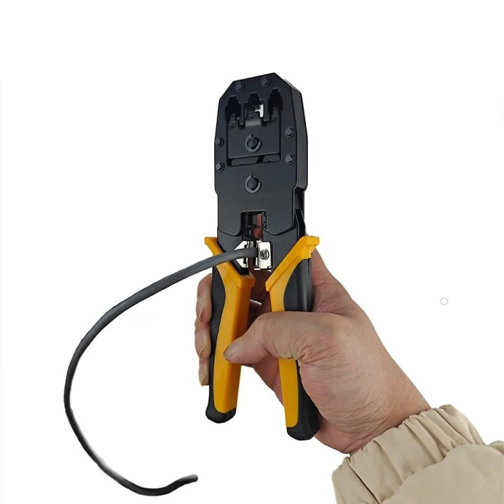 Cleste Profesional SUPER TRENDS® pentru Sertizare Mufe si Conectori, 3 ...