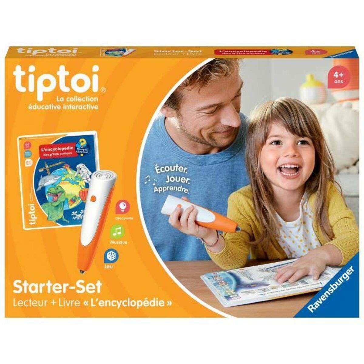 tiptoi 絵本セット 4冊　Ravensburger Joc educativ Ravensburger tiptoi Starter Encyclo, 4 ani+, cu