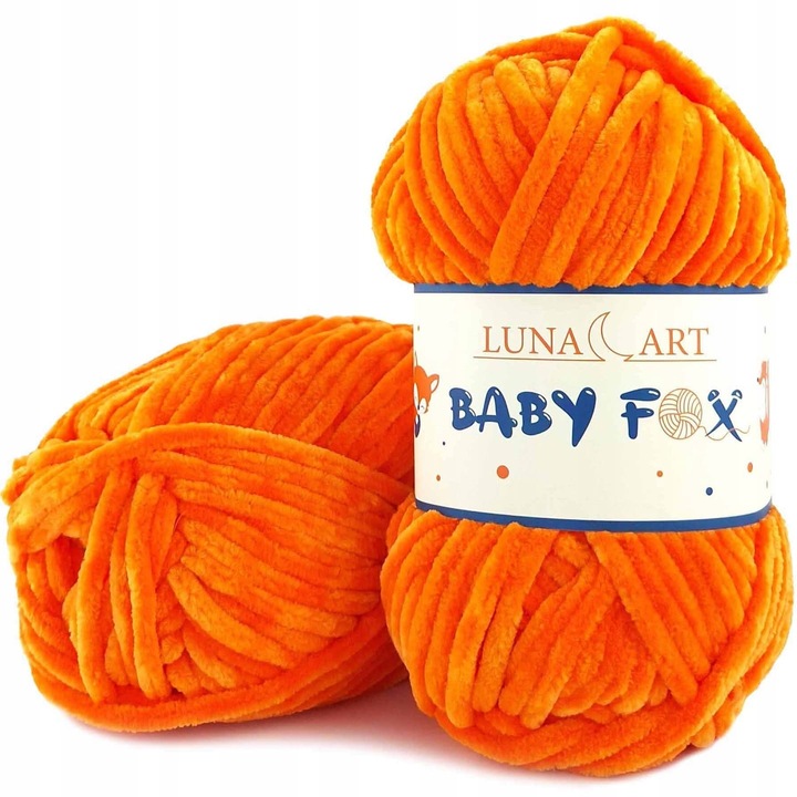 Himalaya Baby Fox textilcérna, 100% poliészter, 100g, 120m, extra vastag, többszínű