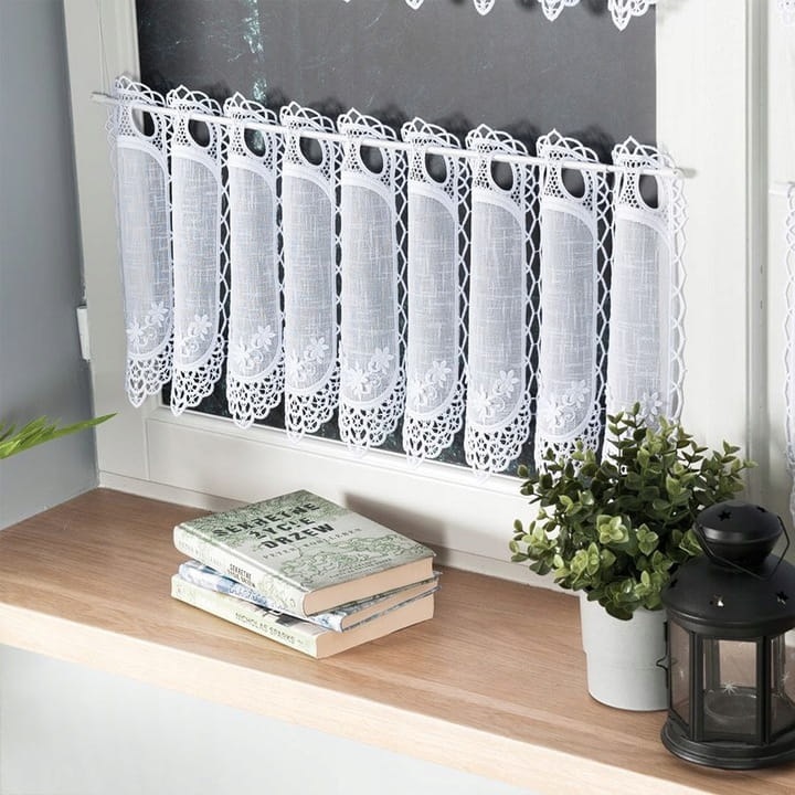 Zazdrostka Markizeta home, gipiura cu haft, alb, 30cm, 1mb