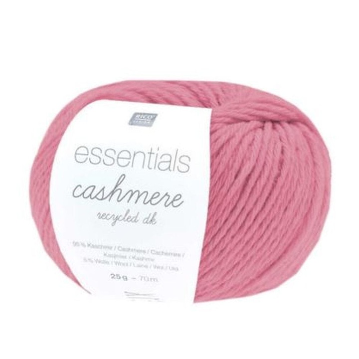 Garnitur de lana - Rico Design - Essentials Cashmere Recycled, 95% casmir, 70mb, 25g, fabricat in Germania