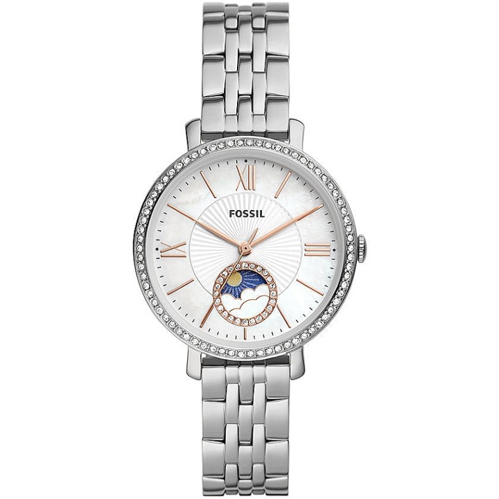 Ceas dama FOSSIL JACQUELINE Sun Moon ES5164, quartz, metal, elegant
