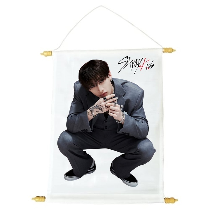 Poster personalizat stray kids bangchan kpop, 36 x 55 cm