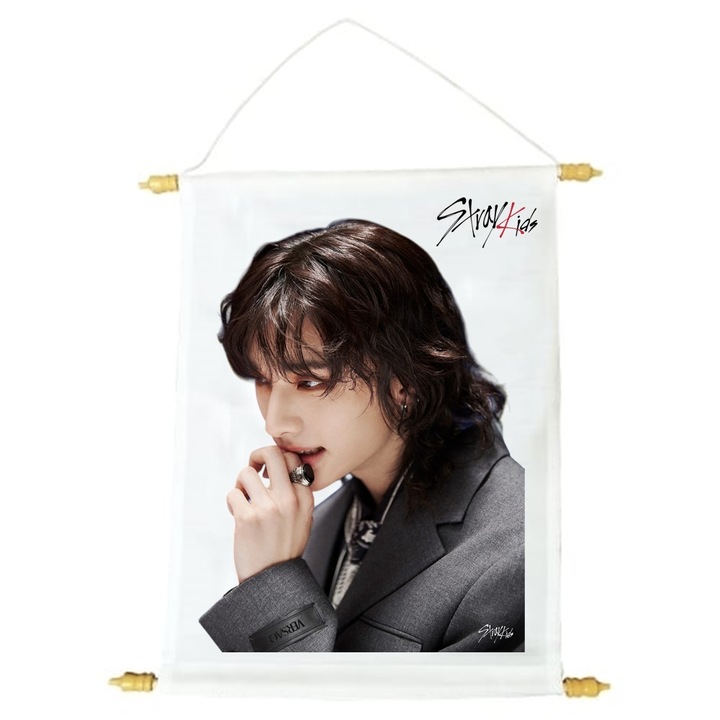 Stray Kids Hyunjin Kpop egyedi poszter, 36 x 55 cm