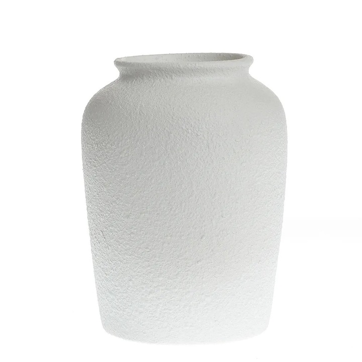 Vaza alba ceramica 20 cm, Meli Melo Paris