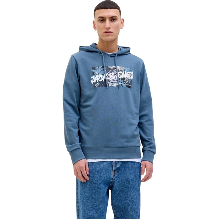 Hanorac JACK &JONES Hawaii Shape 42643, Albastru deschis