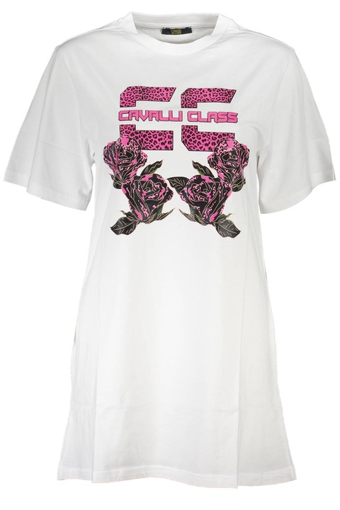 Рокля, CAVALLI CLASS, 100% памук, бяла, QXT10C-JD060, Бял