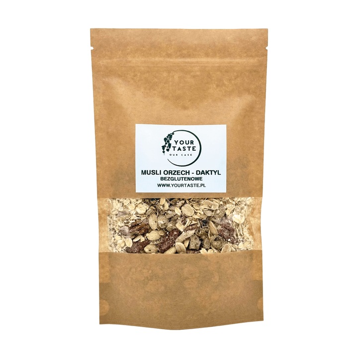 Your Taste Musli, 500g, fara gluten, mix de cereale, arahide prajite