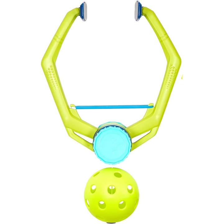 Pickleball edzőkészlet, BOMSTOM, visszapattanó tréner, műanyag, zöld