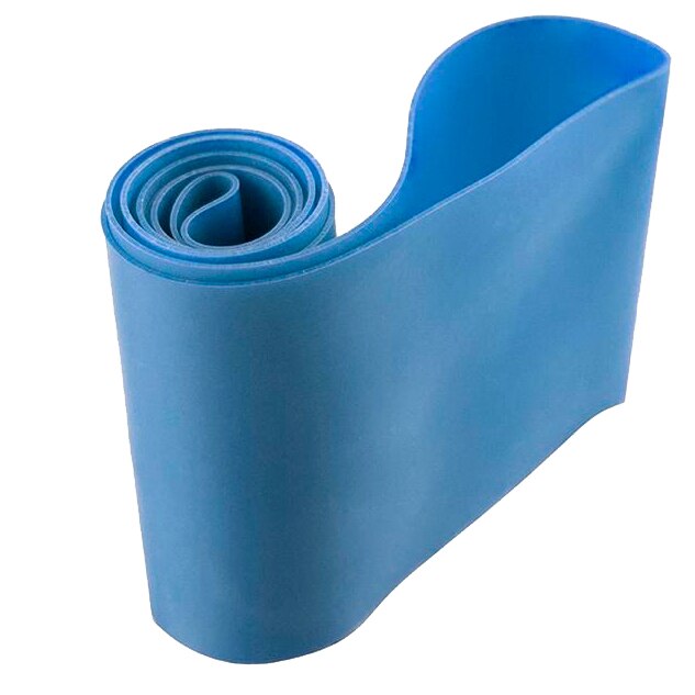 Banda elastica fitness HMS GU04, 600 x 50 x 0.9 mm, albastru