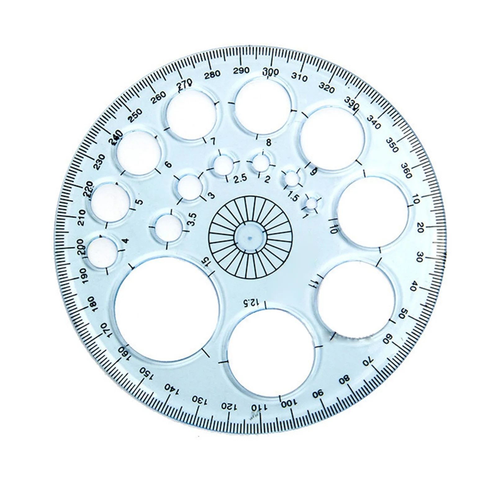 Geometry Instruments Circle Instrument de geometrie, cerc, plastic, 11.6cm, albastru - eMAG.ro