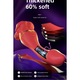 Vibrator pentru femei, 10 lingatori de limba si 10 moduri de vibratii, 3 in 1, limba, vagin, orgasm, mut ≤ 45 decibeli, potrivit pentru femei si sani, jocuri la distanta lunga, USB， Buze rosii rezistente la apa, silicon lichid rosu
