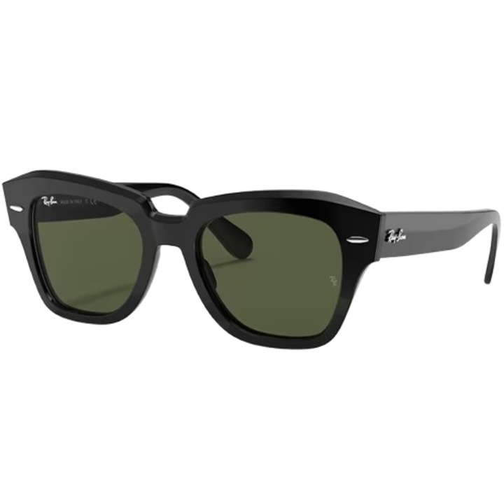 Слънчеви очила Ray-Ban RB2186 State Street, градиент, черно-зелени