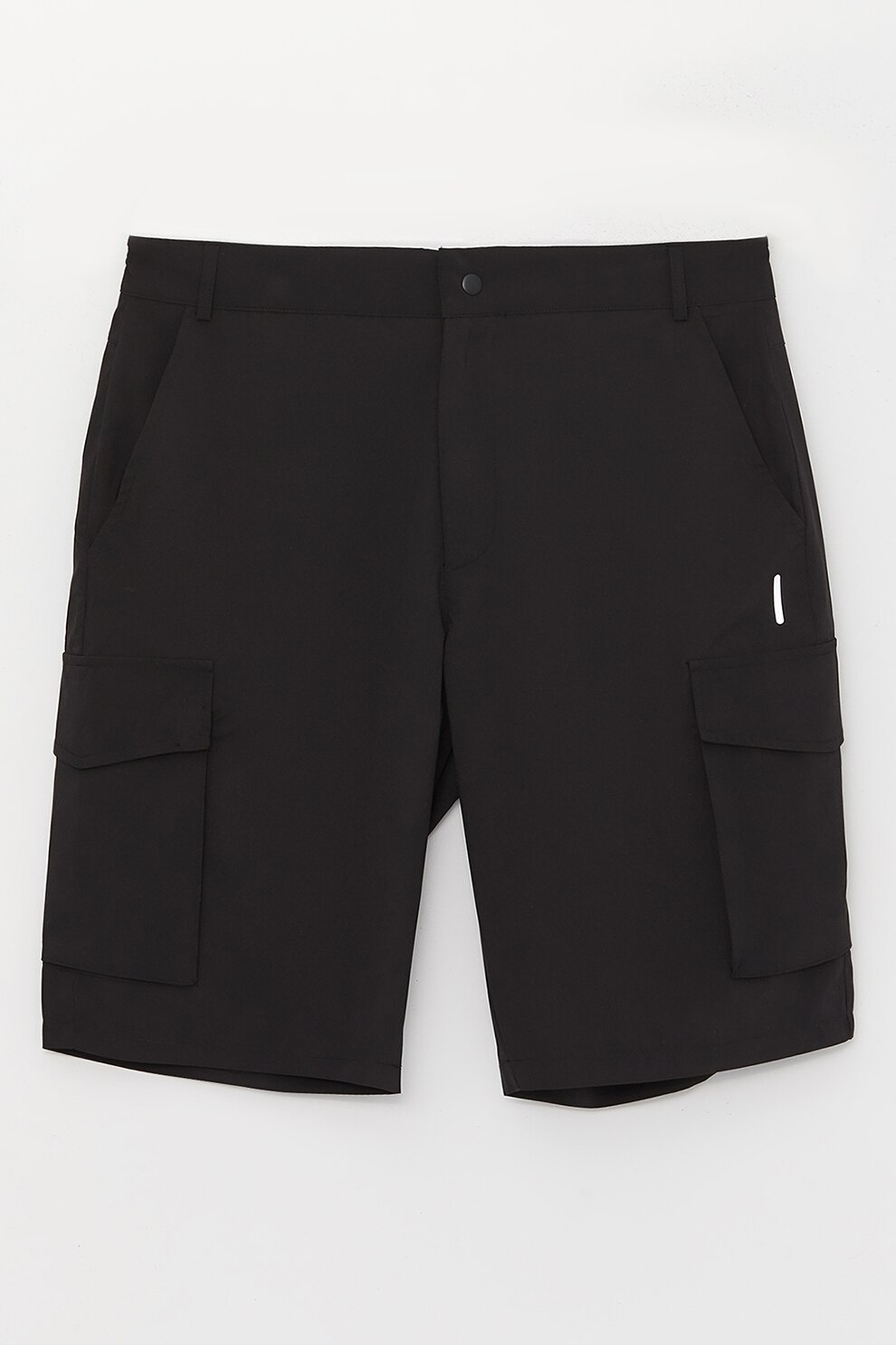 LC WAIKIKI, Bermude cargo cu model uni, Negru, 34
