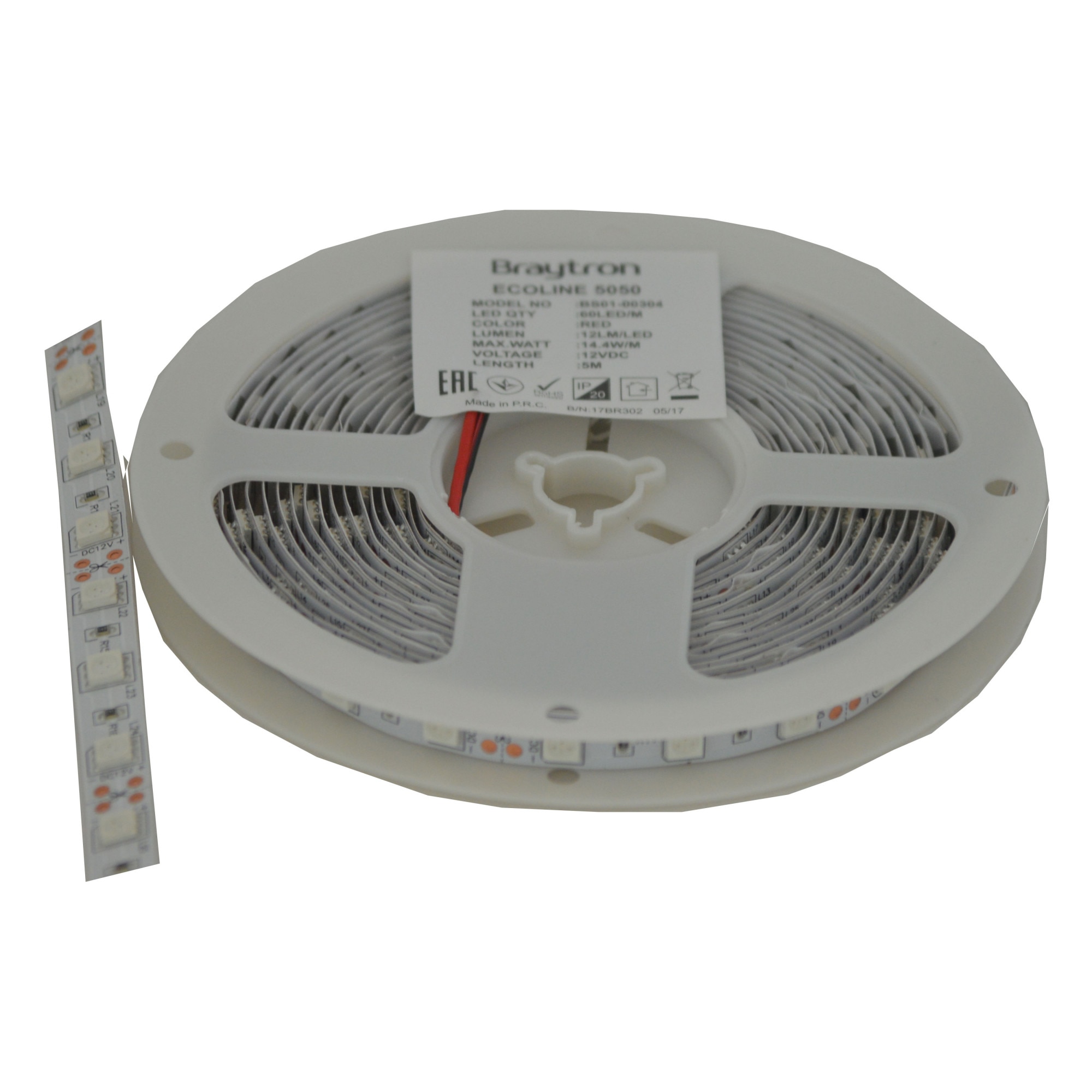 Banda cu LED 5M-60LED 5050-Bleu 12VDC IP20 14,4W