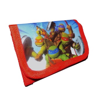 Portofel Testoasele Ninja, Rosu Portofel Testoasele Ninja, Rosu