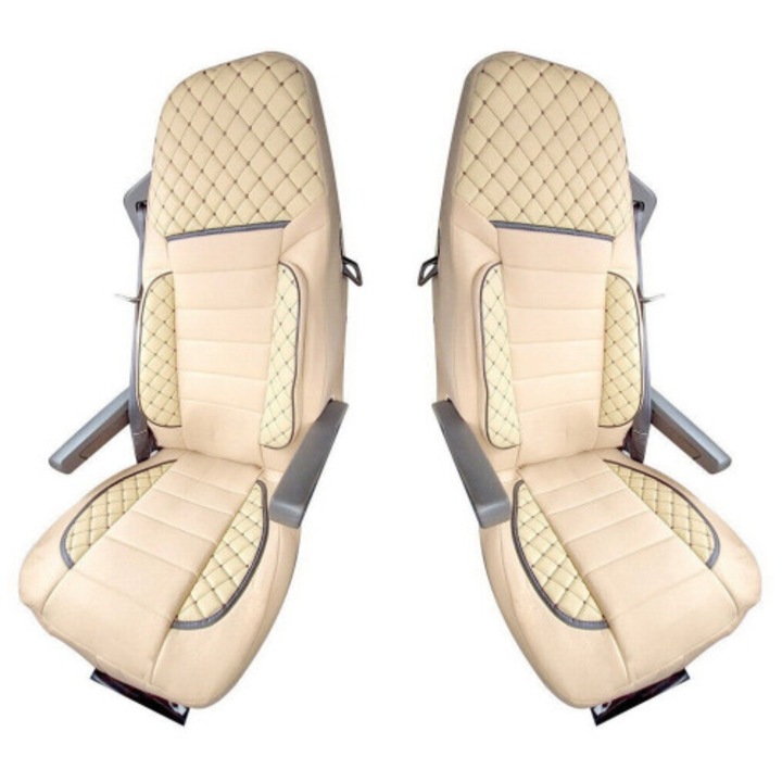 Калъфи за седалки DELUX за SCANIA R/G, бежеви