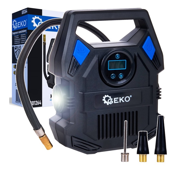 Compresor auto cu alimentare, GEKO, 12V, 84W
