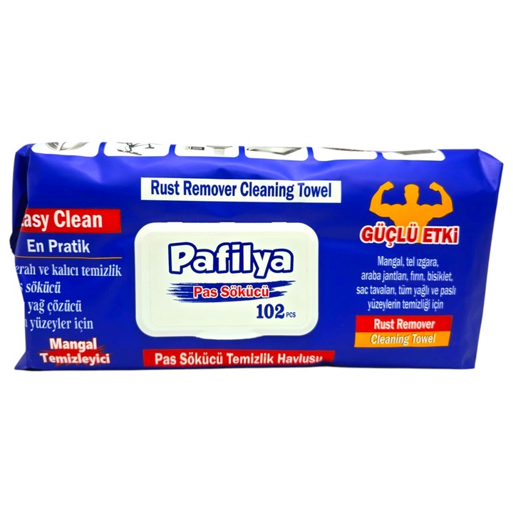 Pafilya Rozsdatisztító törlőkendők, 102 db