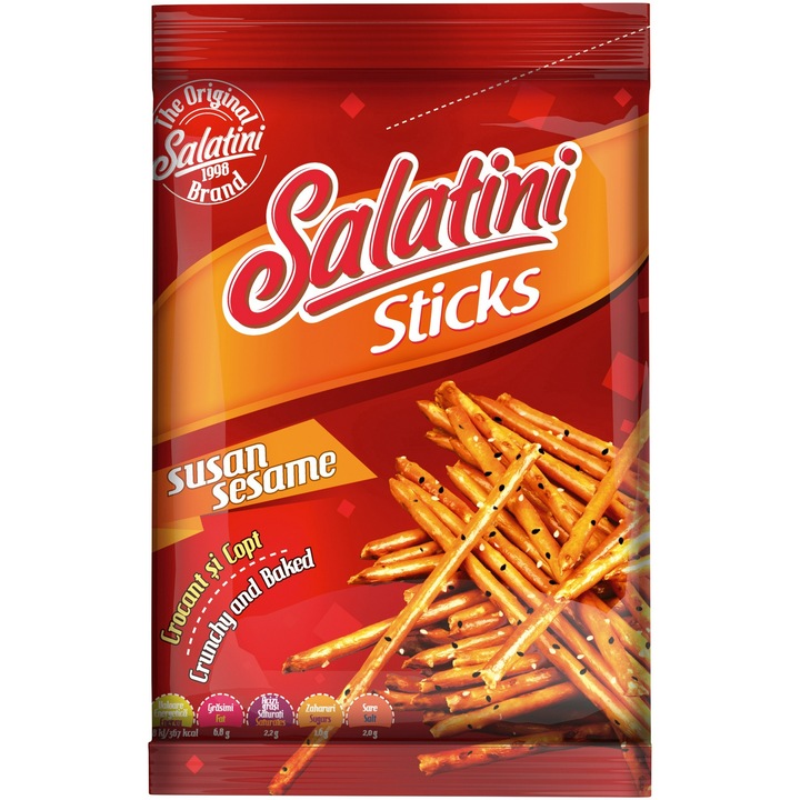 Sticks cu susan, Salatini, 10x80g