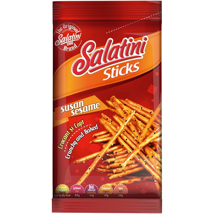 Sticks cu susan, Salatini, 10x40g