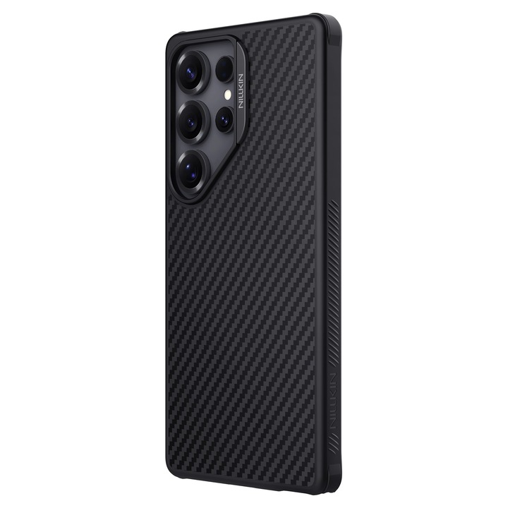 Калъф NILLKIN Synthetic Fiber PRO Magnetic Hard за Samsung S25 Ultra, черен