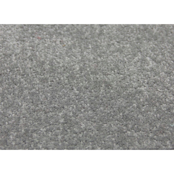 Килим, elSimone, Twist, 100 x 150 см, Диамант, Къс косъм, Съвместим с подово отопление, Сив