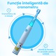 Periuta de Dinti Electrica pentru Copii, Woya® ED716, Ultrasonica, 24000 Vibratii/Minut, 6 Programe, 1 Nivel Intensitate, Timer Inteligent, 2 Capete Interschimbabile, Ingrijire Gingiilor si Albire, Cablu USB, Portabila, Varsta 3+, Culoare Albastru