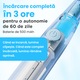 Periuta de Dinti Electrica pentru Copii, Woya® ED716, Ultrasonica, 24000 Vibratii/Minut, 6 Programe, 1 Nivel Intensitate, Timer Inteligent, 2 Capete Interschimbabile, Ingrijire Gingiilor si Albire, Cablu USB, Portabila, Varsta 3+, Culoare Albastru